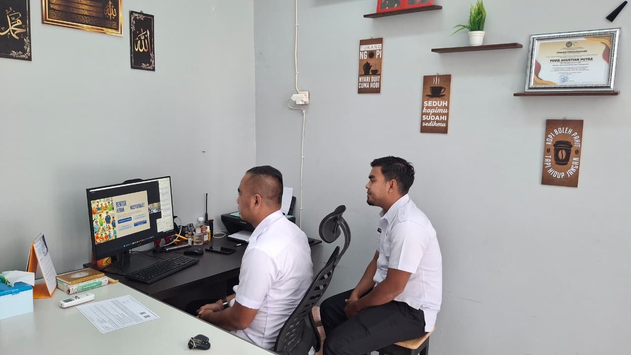 Perkuat Sinergi dengan Masyarakat, Bapas Tanjungpandan Ikuti Sosialisasi Pedoman Peran Serta Masyarakat